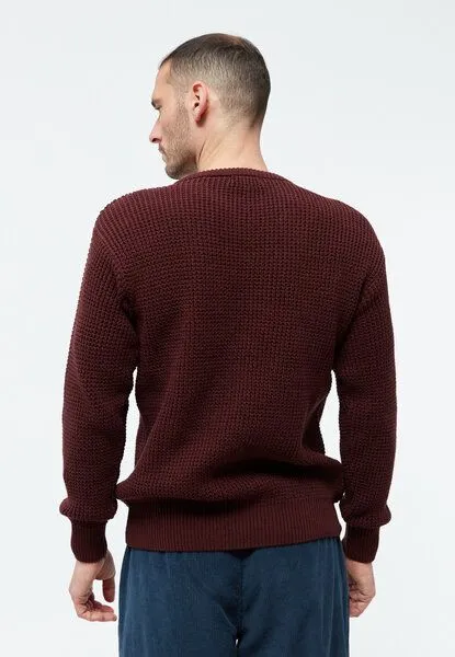 Givn Berlin Givn Berlin Strickpullover GBCARL aus Bio-Baumwolle, Wine red, – Produktbild 3 von 5