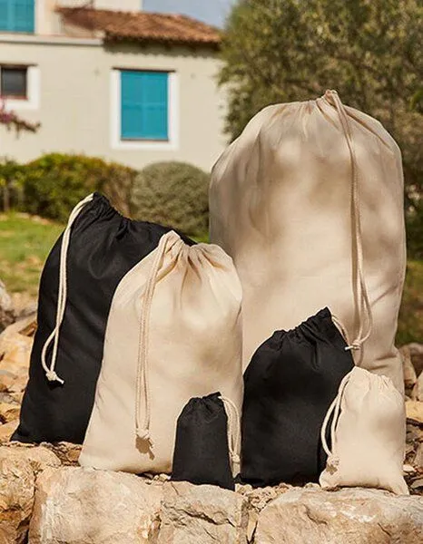 Westford Mill Westford Mill Beutel Tasche Wäschesack XXS - XL Recycelte Baumwolle Cotton Stuff Bag, Natur, – Produktbild 2 von 2