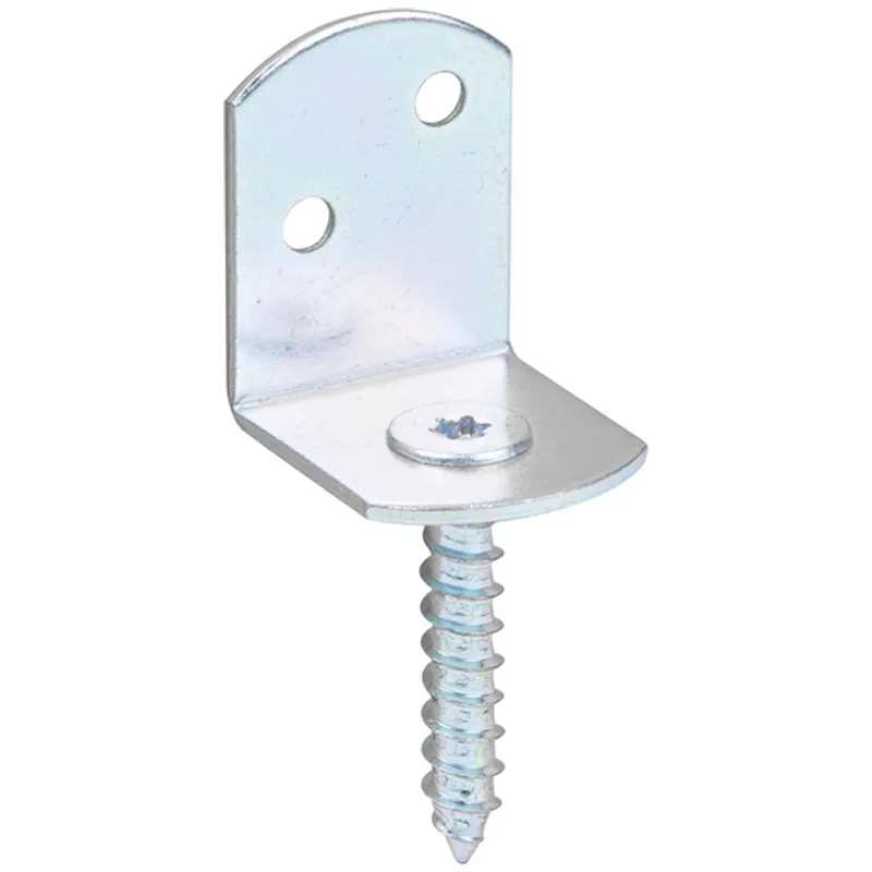 Alberts ALBERTS Flechtzaunhalter, L-Form, disp., HxB 83x30 mm, Karton à 50 Stk. – Produktbild 1 von 1