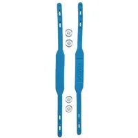BMS BMS Ersatz Fußstege für Regenhose Silicon Harbour Straps hellblau 2er Set, inklusive Knöpfe – Produktbild 1 von 1