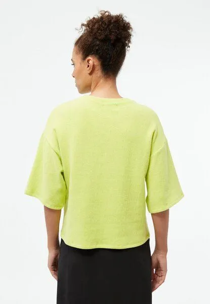 Givn Berlin Givn Berlin Sweater GBSELMA aus recycelter Baumwolle - Lime Green, Green, – Produktbild 4 von 4