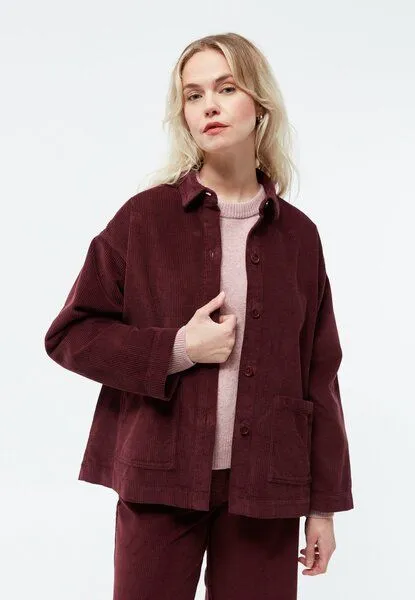 Givn Berlin Givn Berlin Cordjacke GBCHARLIE aus Bio-Baumwolle, Wine red (cord), – Produktbild 2 von 4