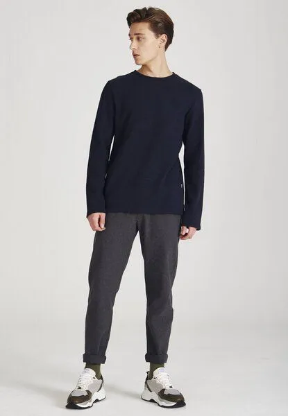 Givn Berlin Givn Berlin Herren Sweater aus recycelter Baumwolle "Ian", Midnight blue, – Produktbild 2 von 4