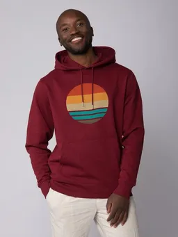 watapparel watapparel Hoodie Unisex Retro Sunset Ocean – Produktbild 1 von 1