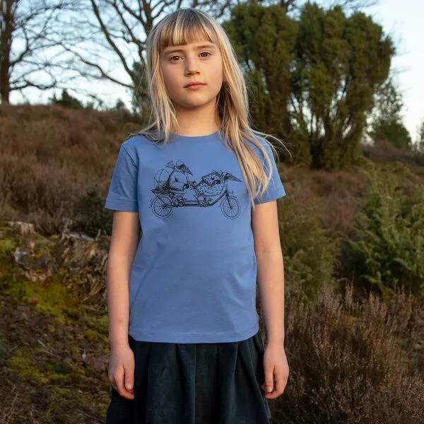 Cmig Cmig Kinder T-shirt Tandem in bright blue – Produktbild 3 von 4
