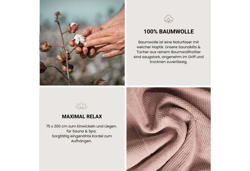 Schiesser Schiesser Handtücher Turin aus 100% Baumwolle in dezenter Reiskornoptik, Frottier (Set, 4-St), OEKO-TEX® MADE IN GREEN, Rosa, – Produktbild 4 von 5