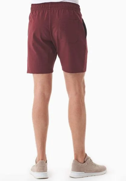 ORGANICATION ORGANICATION SAHIN | Leichte Sweatshorts aus Bio-Baumwolle, Bordeaux, – Produktbild 4 von 4