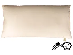 mudis mudis Kopfkissen 40 x 80 cm Dinkelspelz/Schafschurwolle – Produktbild 1 von 1