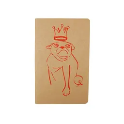 HANDGEDRUCKT HANDGEDRUCKT "Mops" Notizhefte ca. DIN A6 – Produktbild 1 von 1