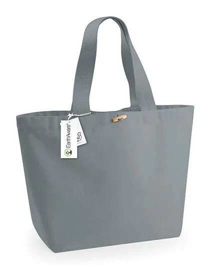 Westford Mill Westford Mill EarthAware Organic Marina Bag XL Shopper Strandtasche, Pure grey, – Produktbild 2 von 4