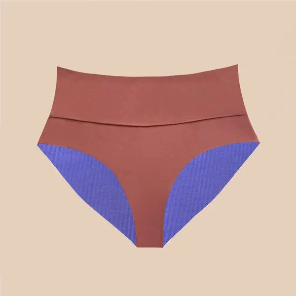 Woodlike Ocean Woodlike Ocean Emee High Waist - wendebar white , rose brown, lila, Braun, – Produktbild 4 von 4