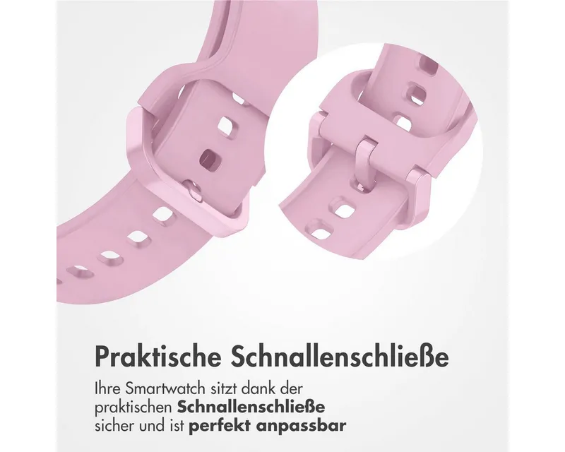 imoshion imoshion Silikonband für das Samsung Galaxy Fit 3, Rosa, – Produktbild 5 von 6