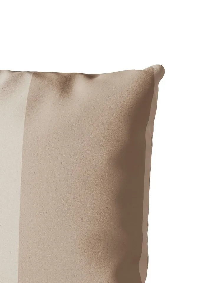 OTTO home Wendebettwäsche Sari in verschiedenen Qualitäten, Flanell, 2 teilig, ab Gr. 135x200 cm, Wendedesign, moderne Bettwäsche mit Streifen, Beige, – Produktbild 6 von 6