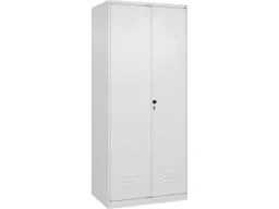 C+P C+P Wäsche-Spind Classic PLUS, 2 Abteile, 1850x800x500mm, Verkehrsweiß – Produktbild 1 von 1