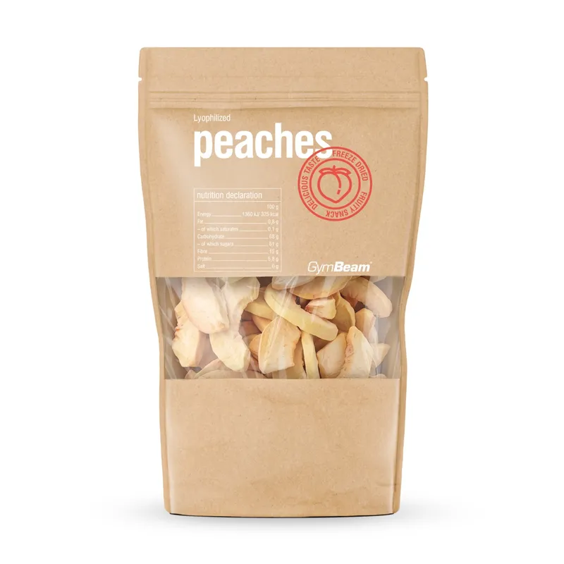 GymBeam Food GymBeam Gefriergetrocknete Pfirsiche 100 g – Produktbild 1 von 1