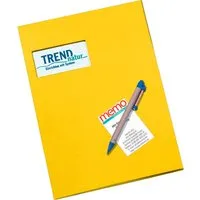 Memo memo Angebotsmappe gelb 350 g/m² m.F. 21 x 30 cm – Produktbild 1 von 1