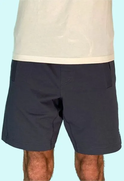 M23 M23 Herren Shorts aus Bio-Baumwolle, Modell "Zane", Anthrazit, – Produktbild 1 von 3