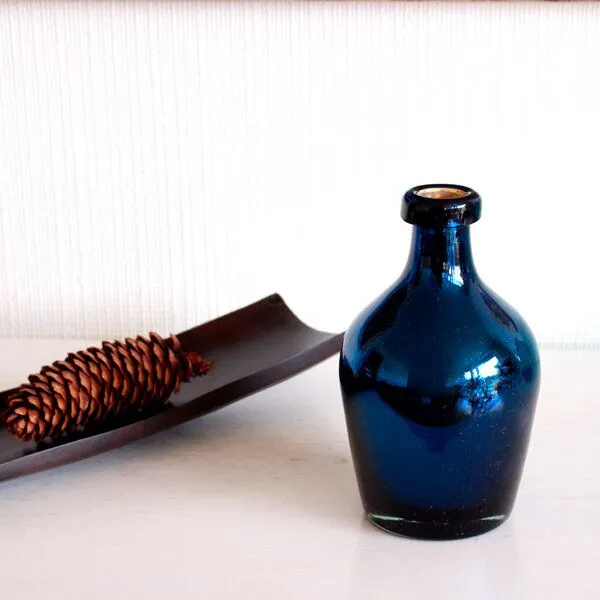 Mitienda Shop Mitienda Shop Dekovase Espejo blau silber | Blumenvase – Produktbild 3 von 4