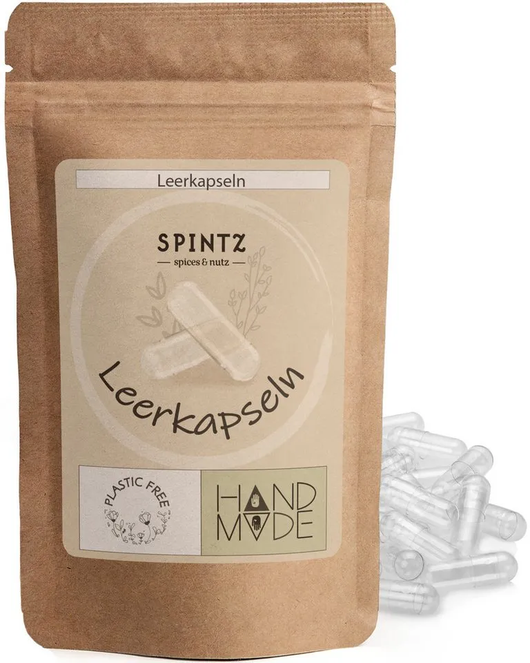 SPINTZ Vegane HPMC Leerkapseln #00 100 Stk. Nach Anwendung, 1 er 100 St., 12.5 g – Produktbild 2 von 5