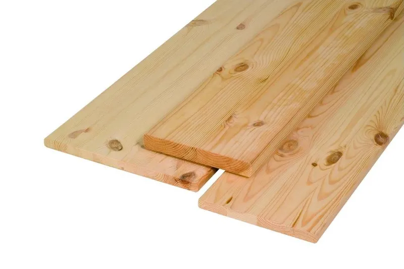 binderholz Tischplatte Leimholzplatte Nadelholz Oberfläche geschliffen 80, Rot, – Produktbild 3 von 3