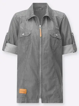 Witt Blusenjacke light grey-denim – Produktbild 1 von 1