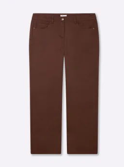 sheego 5-Pocket-Hose schoko – Produktbild 1 von 1