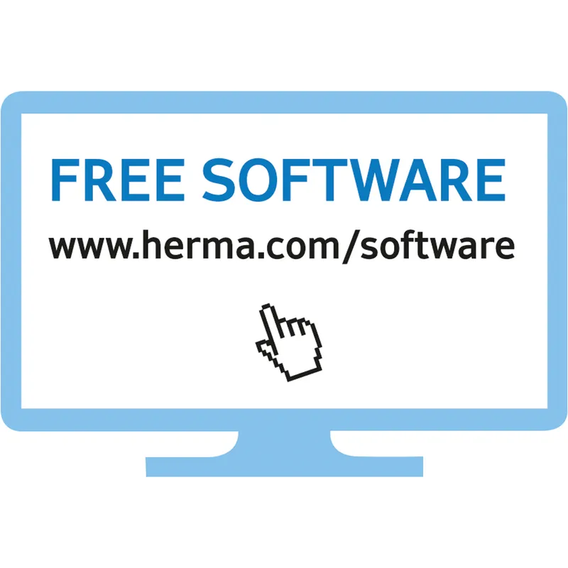 Herma Herma Special - Matt - selbstklebend - weiß - 148 x 105 mm 800 Etikett(en) (400 Bogen x 2) – Produktbild 1 von 3