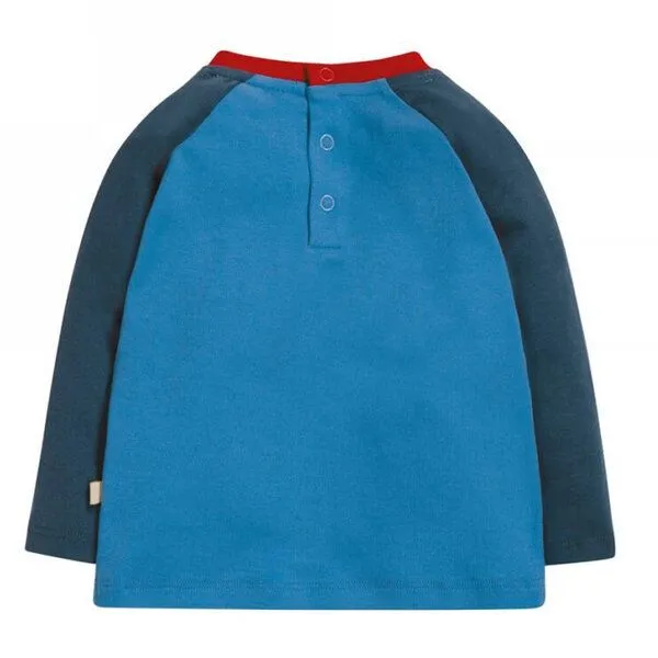 Frugi Frugi Langarm-Shirt Traktor Henry Raglan Top – Produktbild 3 von 3