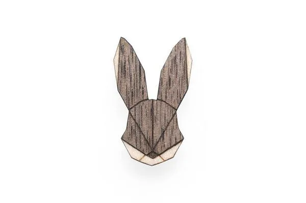 BeWooden BeWooden Broschen aus Holz mit Tiermotiven – Produktbild 4 von 8