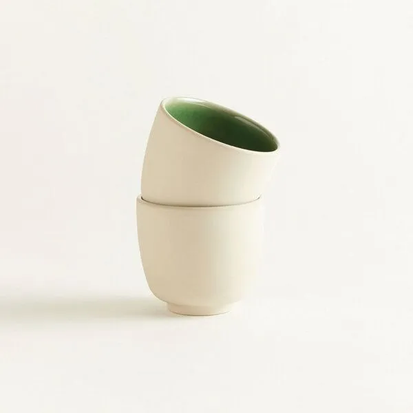 onomao onomao Kleiner Becher - Klassik, Smaragdgrün innen, – Produktbild 2 von 2