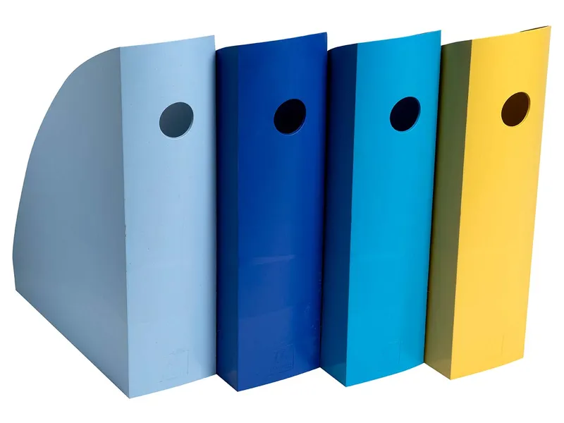 Exacompta 4 Exacompta Stehsammler Mag-Cube "BeeBlue", DIN A4+, farbig sortiert – Produktbild 2 von 3