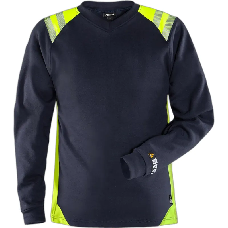 Fristads Langarmshirt Fristads 7358 TFL, Bleu, – Produktbild 2 von 2