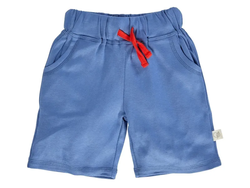 HANS NATUR Kinder Shorts Bio-Baumwolle blau Gr.86/92, Blau, mehrfarbig, – Produktbild 1 von 1