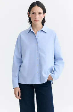 thinking mu Thinking MU Damen vegan Bluse Manuela Hellblau – Produktbild 1 von 1