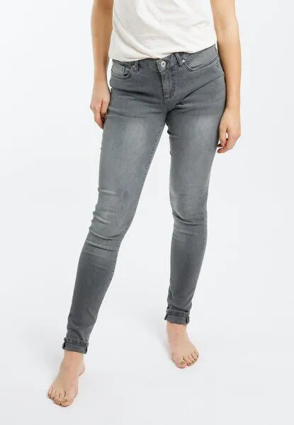 TORLAND TORLAND Skinny Fit – Damenjeans ROSA, Grau, – Produktbild 1 von 5