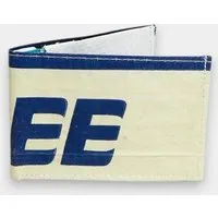 REFISHED fair fashion REFISHED fair fashion Börse 'CREDIT WALLET' - upcycelte Zementsäcke, #cement beige-blau, – Produktbild 1 von 1