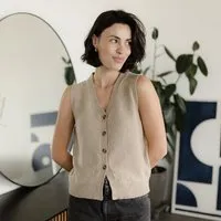 NORDLICHT NORDLICHT Strickweste Wieka aus 100% recycelter Wolle – Produktbild 1 von 1