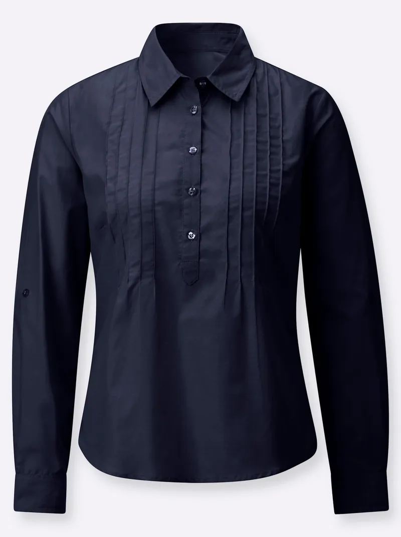 Witt Hemdbluse marine, Marine, – Produktbild 1 von 2