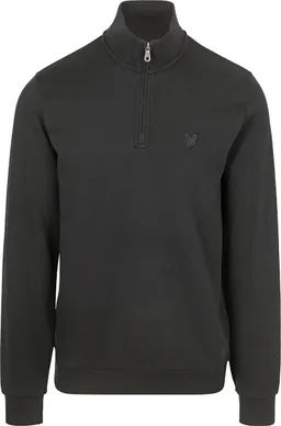 Lyle and Scott Lyle & Scott Half Zip Pull Tonal Schwarz - Größe XL – Produktbild 1 von 1
