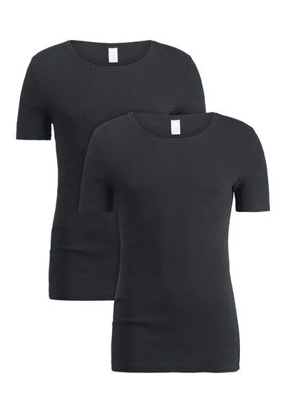 hessnatur hessnatur T-Shirt PURE COTTON aus reiner Bio-Baumwolle, Schwarz, – Produktbild 2 von 4