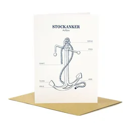 Bow & Hummingbird Bow & Hummingbird Grußkarte Stockanker – Produktbild 1 von 1