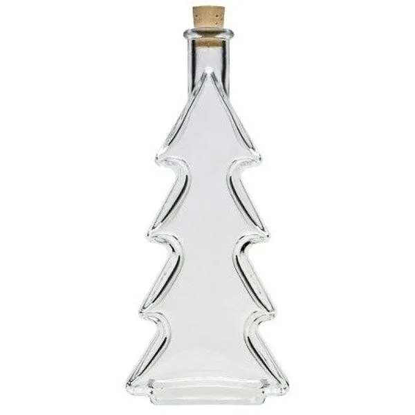 mikken mikken Weihnachtsflasche "Tannebaum" mit Korken Geschenkflasche Likörflasche – Produktbild 1 von 4