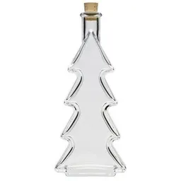 mikken mikken Weihnachtsflasche "Tannebaum" mit Korken Geschenkflasche Likörflasche – Produktbild 1 von 1
