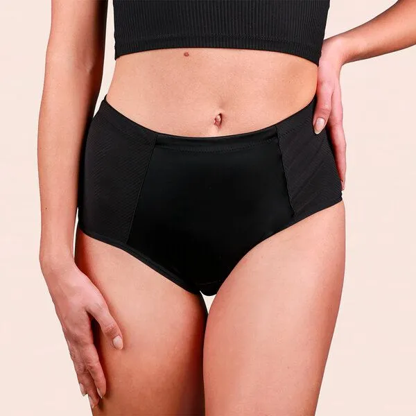 Taynie Ultra Periodenunterwäsche Biozidfrei 60°C Taynie Highwaist Ultra, 3er pack schwarz, – Produktbild 2 von 4