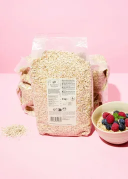 KoRo Glutenfreie Bio Haferflocken Kleinblatt 4 x 1 kg – Produktbild 1 von 1