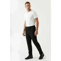 ORGANICATION ORGANICATION POZZAN | Waffel Jogginghose aus Bio-Baumwolle & recyceltem Polyester, Black, – Produktbild 2 von 4