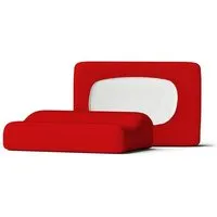 Schlafgut Schlafgut Nacken-/Gesundheitskissenbezug Knitted Jersey flexible - 95% Biobaumwolle, 5% Elasthan - uni, Red deep, – Produktbild 1 von 1