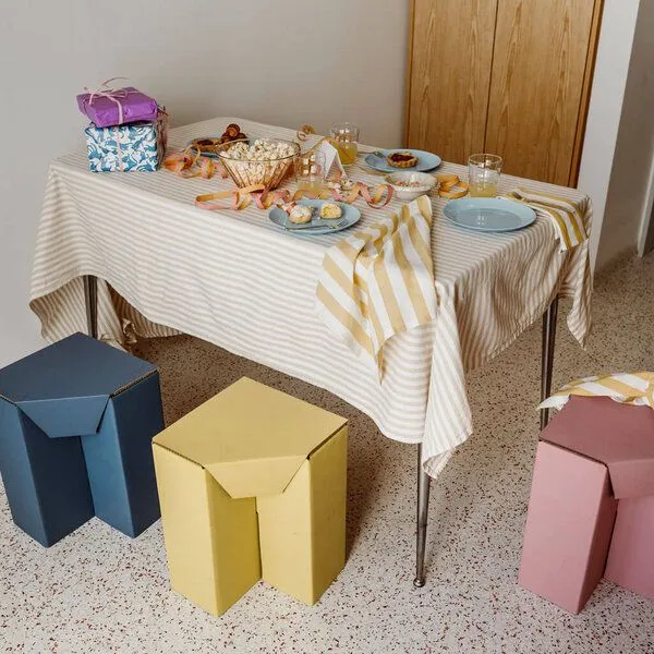 ROOM IN A BOX ROOM IN A BOX Papphocker, Gelb, – Produktbild 2 von 4