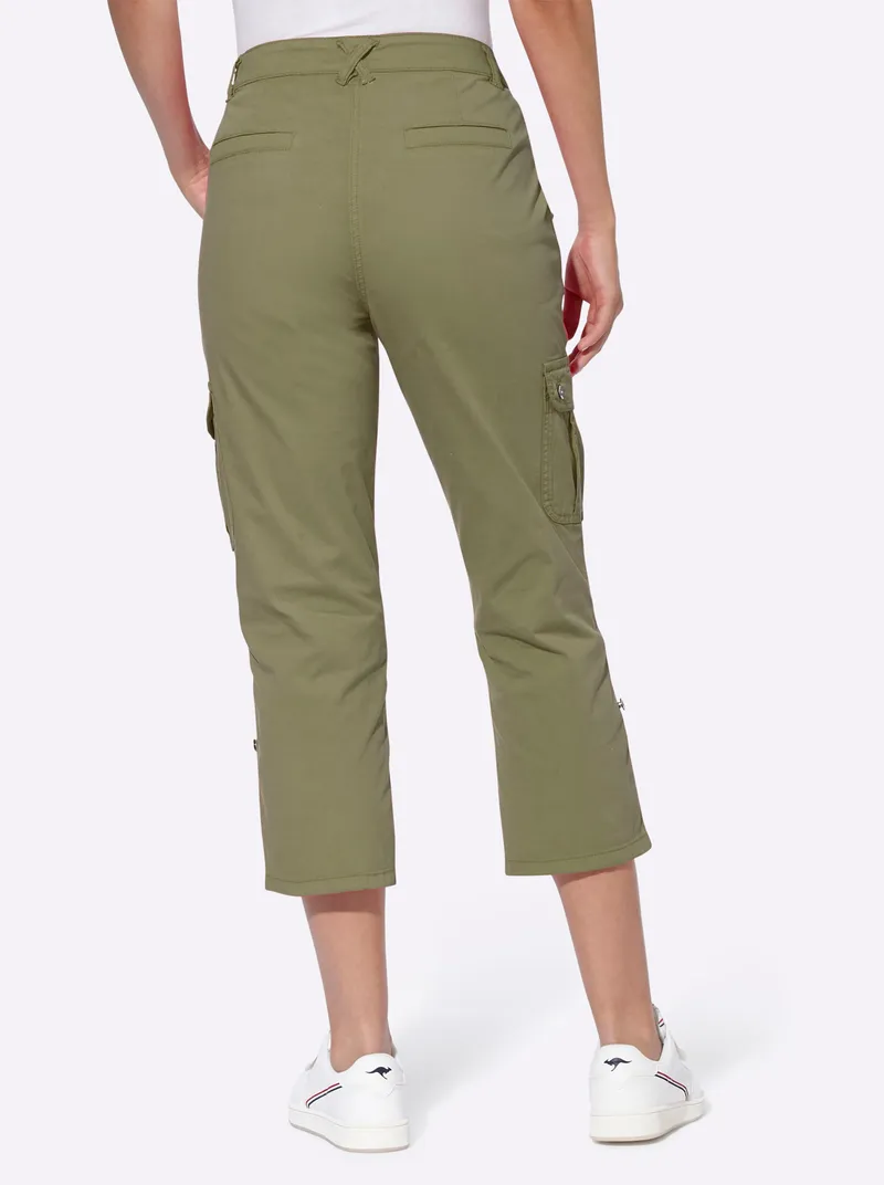 heine Cargohose, Oliv, – Produktbild 2 von 2