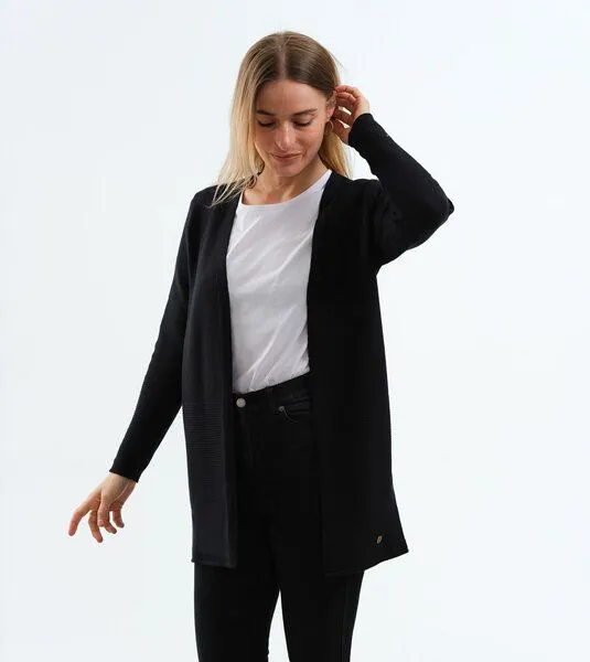 Gary Mash GARY MASH Cardigan Libby aus Feinstrick, Schwarz, – Produktbild 1 von 4
